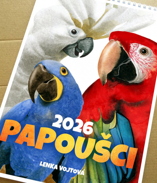 Kalendář - PAPOUŠCI 2026
