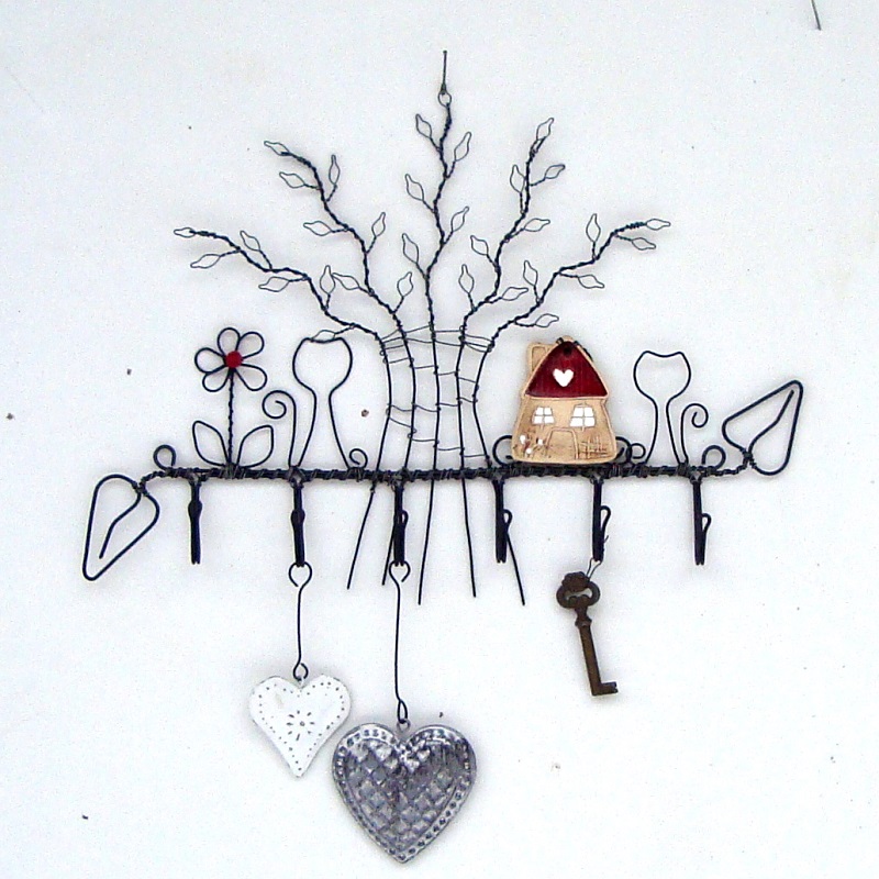 Šťastný domov - věšák 6háčků