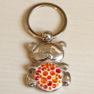 Přívěsek na klíče/kabelku- Oranžový méďa