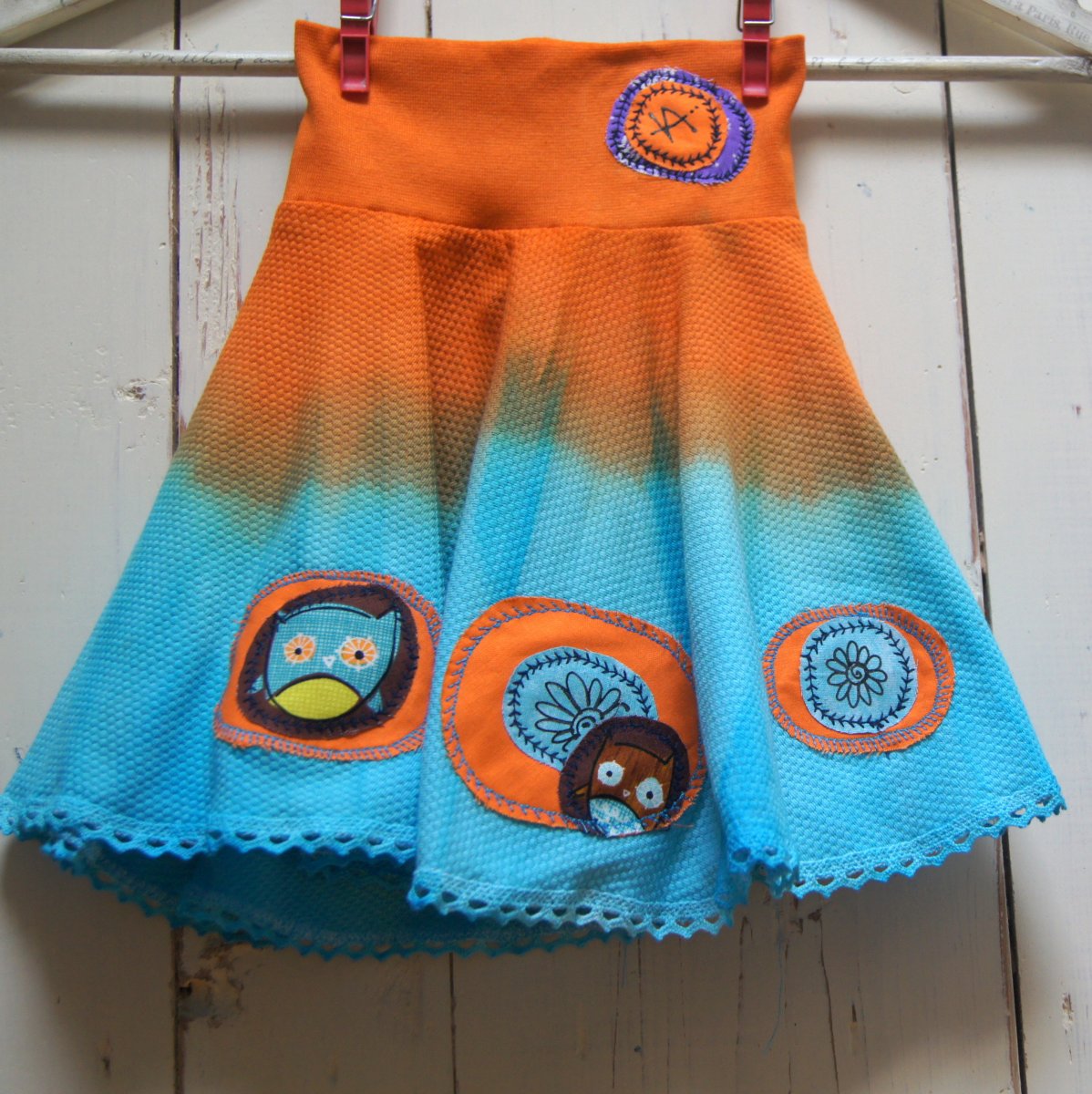 Gypsy batikovaná sukénečka 2-5 let - aplikace