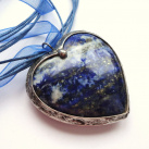 Luxusní srdce velké (lapis lazuli)