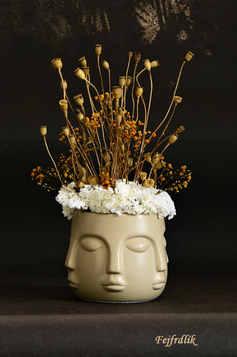  aranžmá ,,hlavička makovička,, :)