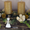 adventní svícen s andělíčky ve jmelí :)..