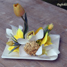 cymbidie s tulipány