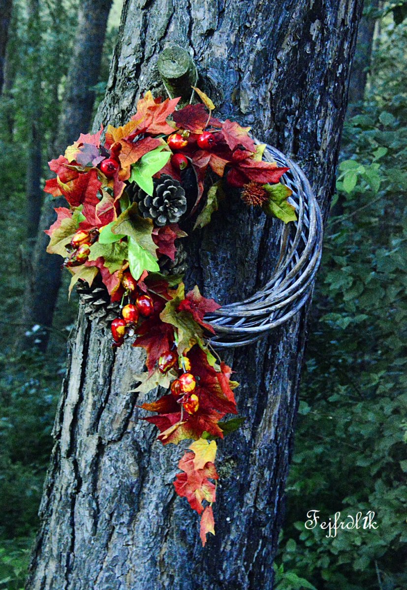 podzimní věnec..