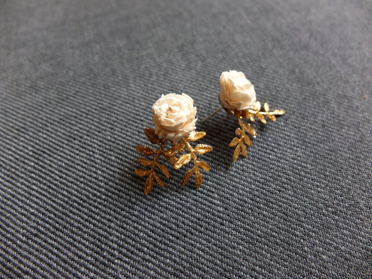 Vánoční lesk (náušničky)