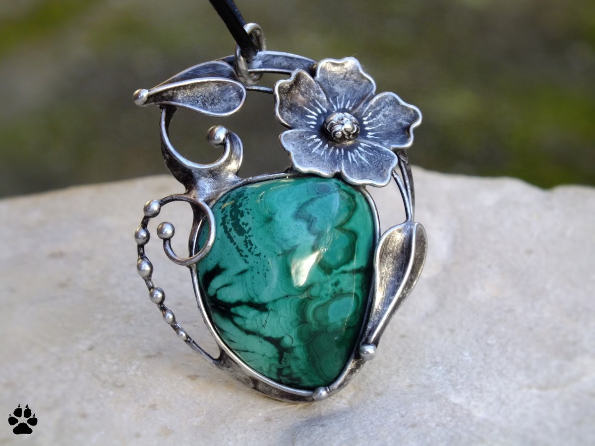 Vzpomínka na jaro - malachit