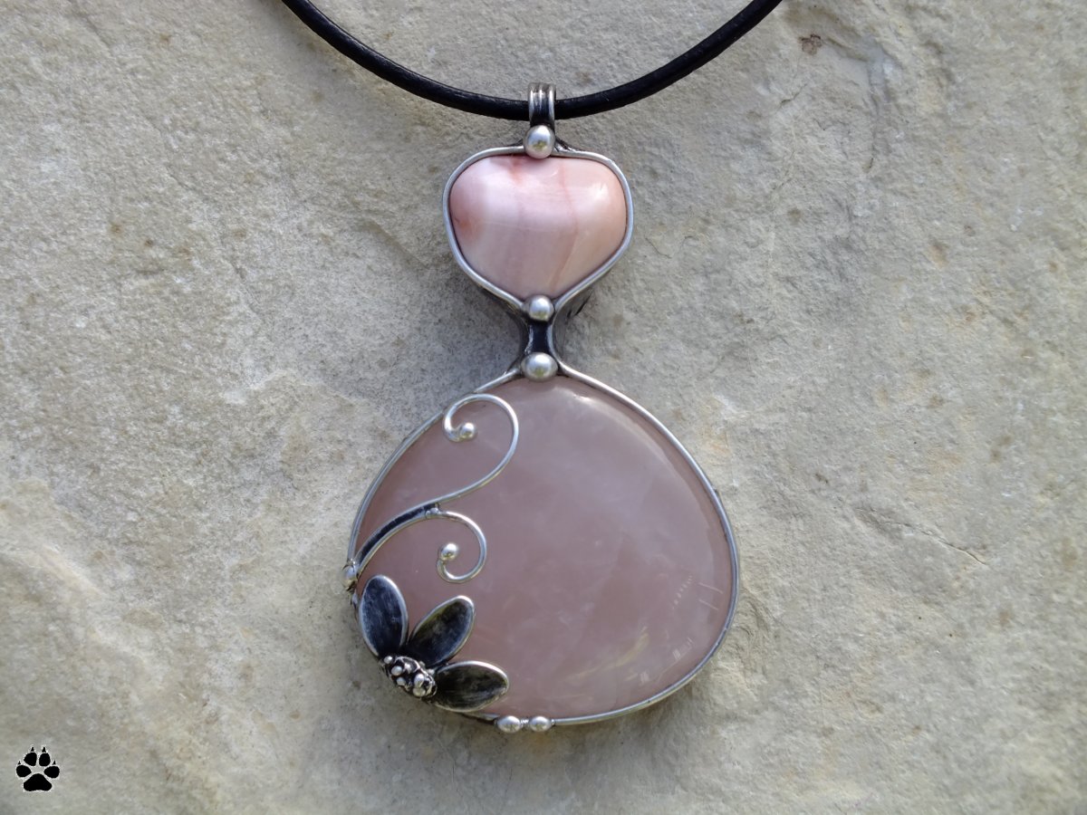 Sladký sen - růženín, růžový achát