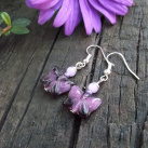 Letní motýl - lila