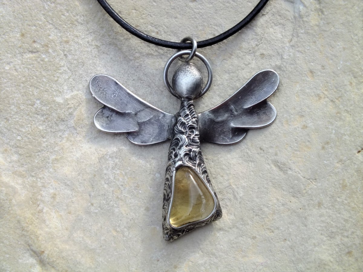 Andělíček - pravý citrín