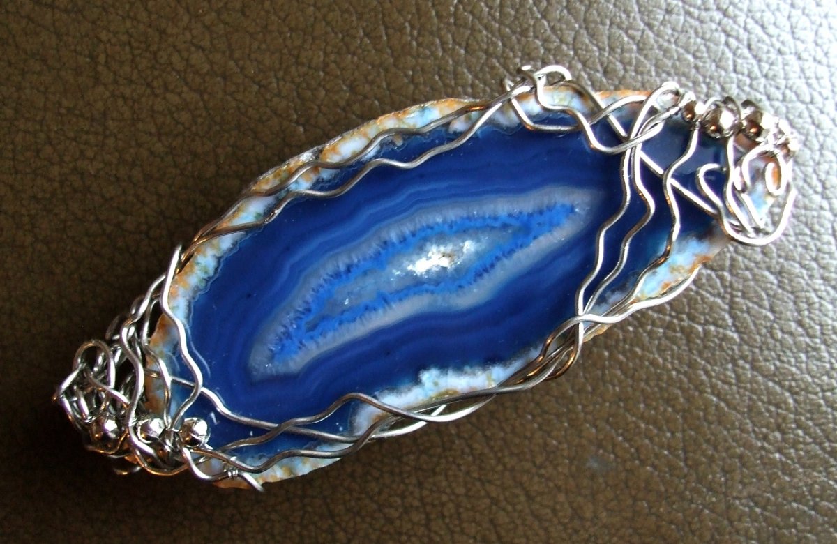 Sponka do vlasů Achát.