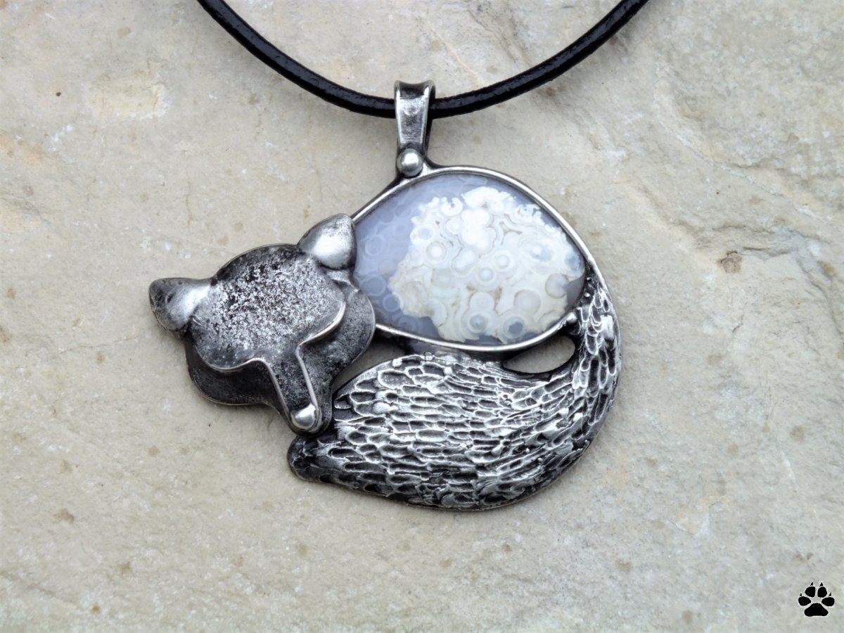 Polární liška - jaspis oceán