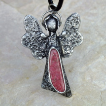 Andělka - náhrdelník s thulitem