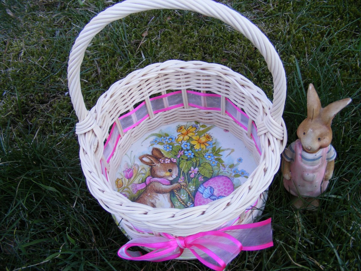 Košíček na 10 vajíček - holčičí