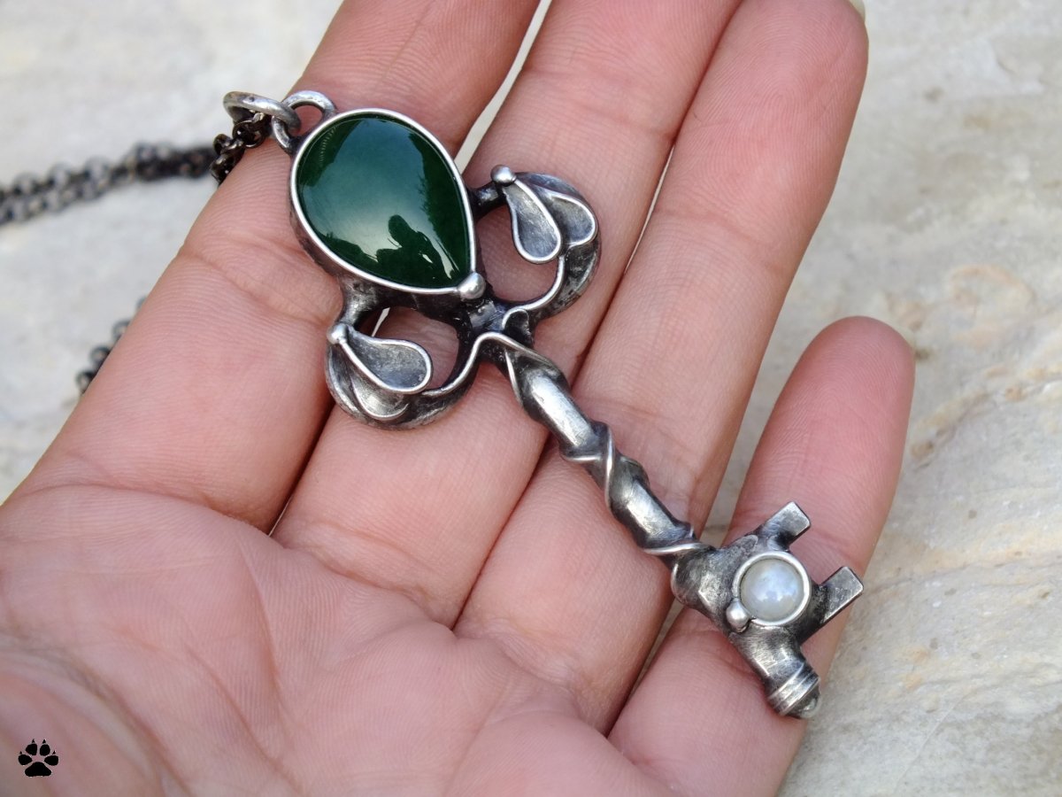 Klíč do zahrady-křemen a měsíční kámen 