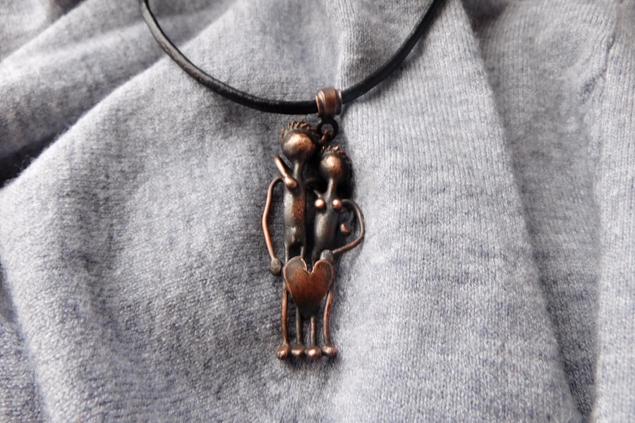 Přívěšek - Hodně štěstí na společné cestě