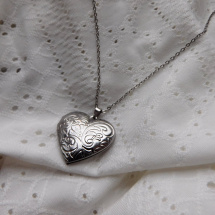 Náhrdelník-  nerez  - otevírací medailonek