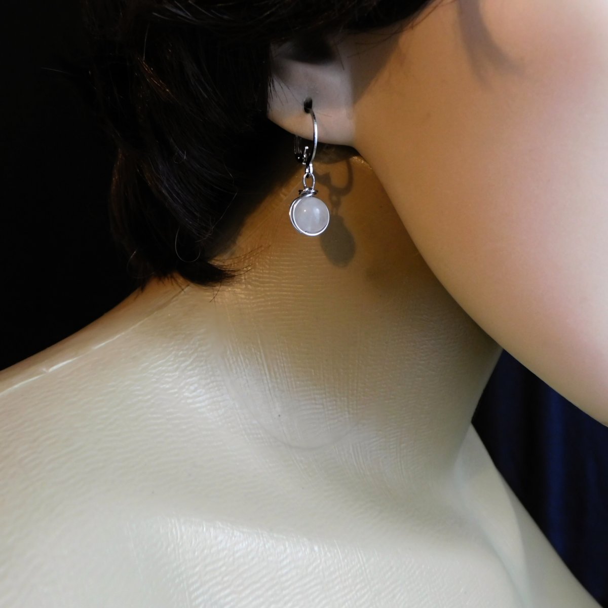 Naušnice s měsíčním kamenem