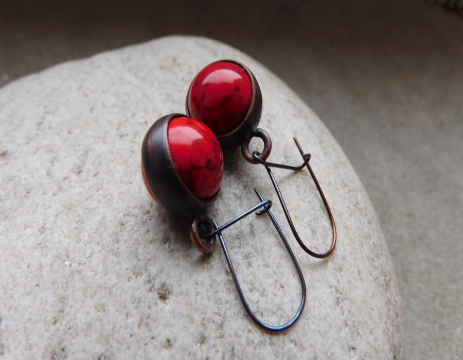 Naušnice -- Hovlitové kouličky