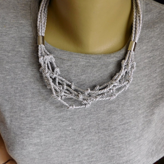 Náhrdelník stříbrný  součkový