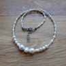 Náhrdelník-Malé , větší, největší bílé pravé perličky