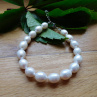Náramek - Krásné velké bílé perly-výběr