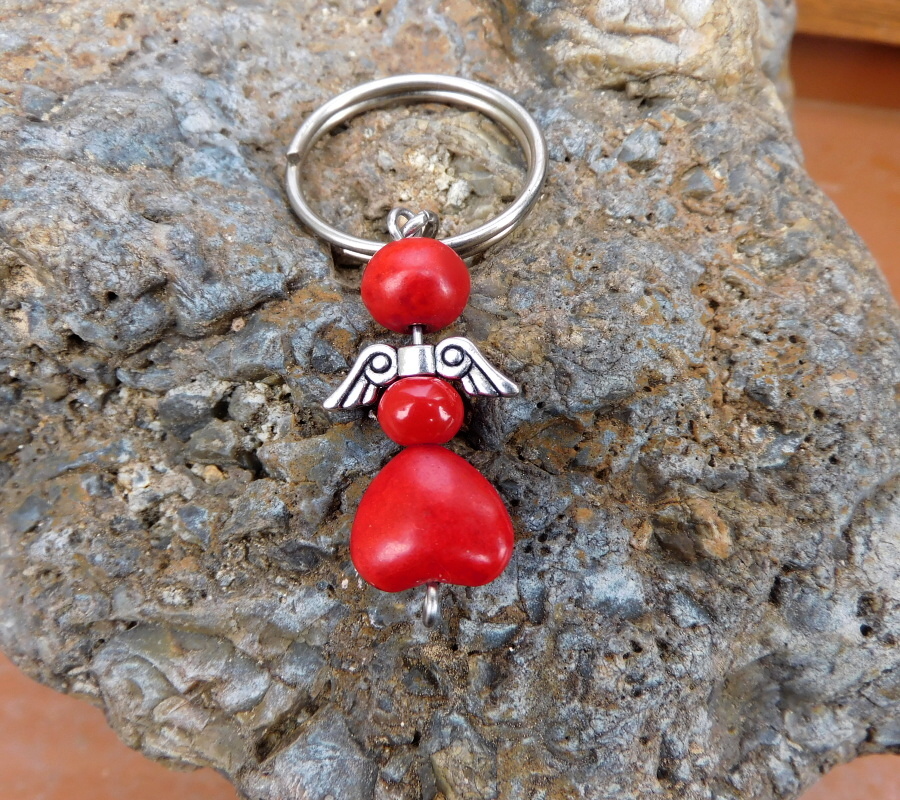 Klíčenky - přívěšek - Andílek pro radost i štěstí....