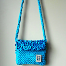 Modrá elegance - kabelka pro větší slečny