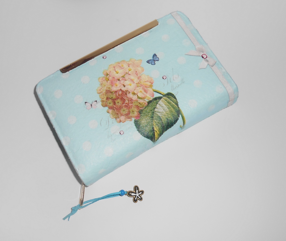 Peněženka - Hortenzie