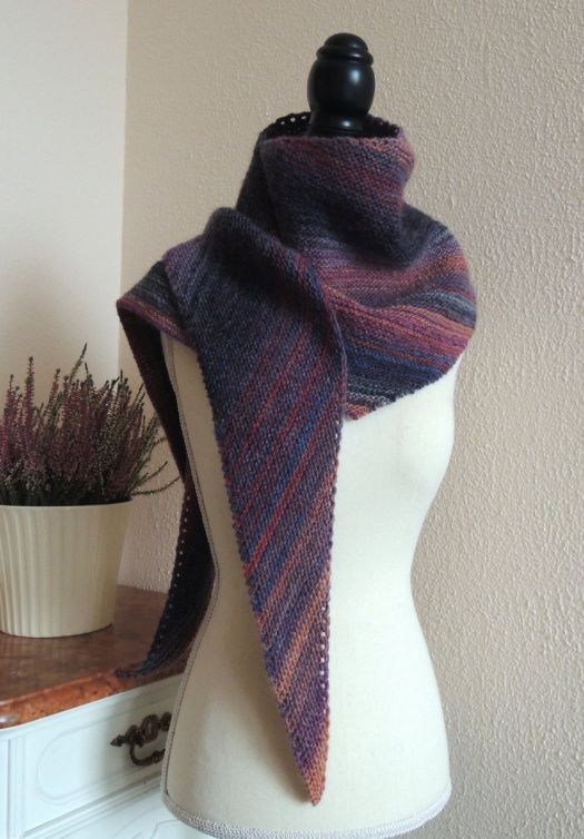  úzký pletený šátek