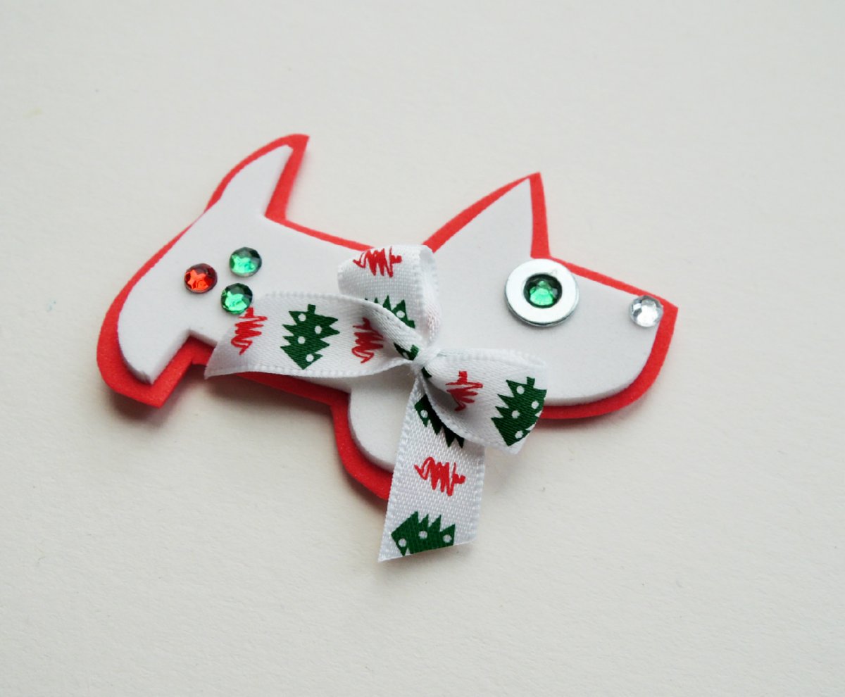 vánoční pejsek - brož