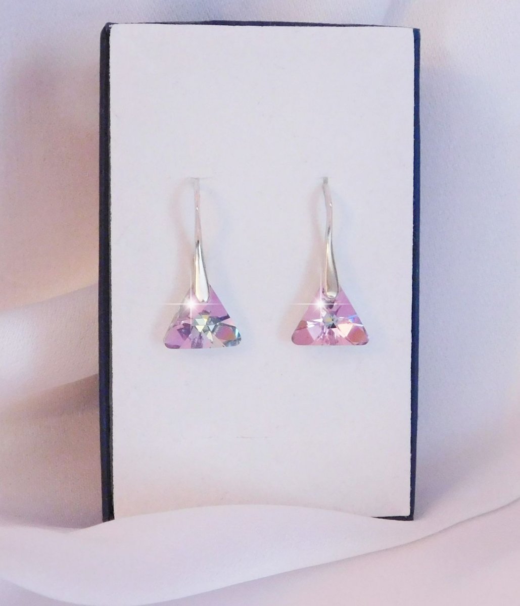 SWAROVSKI ELEMENTS náušnice  XILION Triangle Pendant  