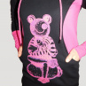 Mikina Froggy bear Pink/black