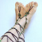 barefoot sandálky - bosonožky "JAKO LISTÍ ZELENÉ"