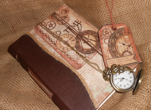 Kožený zápisník - Klíč od Tvého času