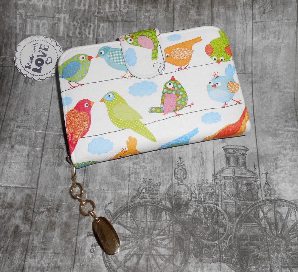 Peněženka - ptáčci