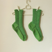 Ručně pletené ponožky s merinem, vel. 46-47