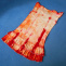 Dívčí bílo-oranž-červené batikované šaty 5/6 (13388363)