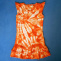 Dívčí mDívčí bílo-oranžové batikované šaty 7/8 (13404539)