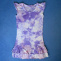 Dívčí bílo-růžovo-fialové batikované šaty 5/6 (13404365)