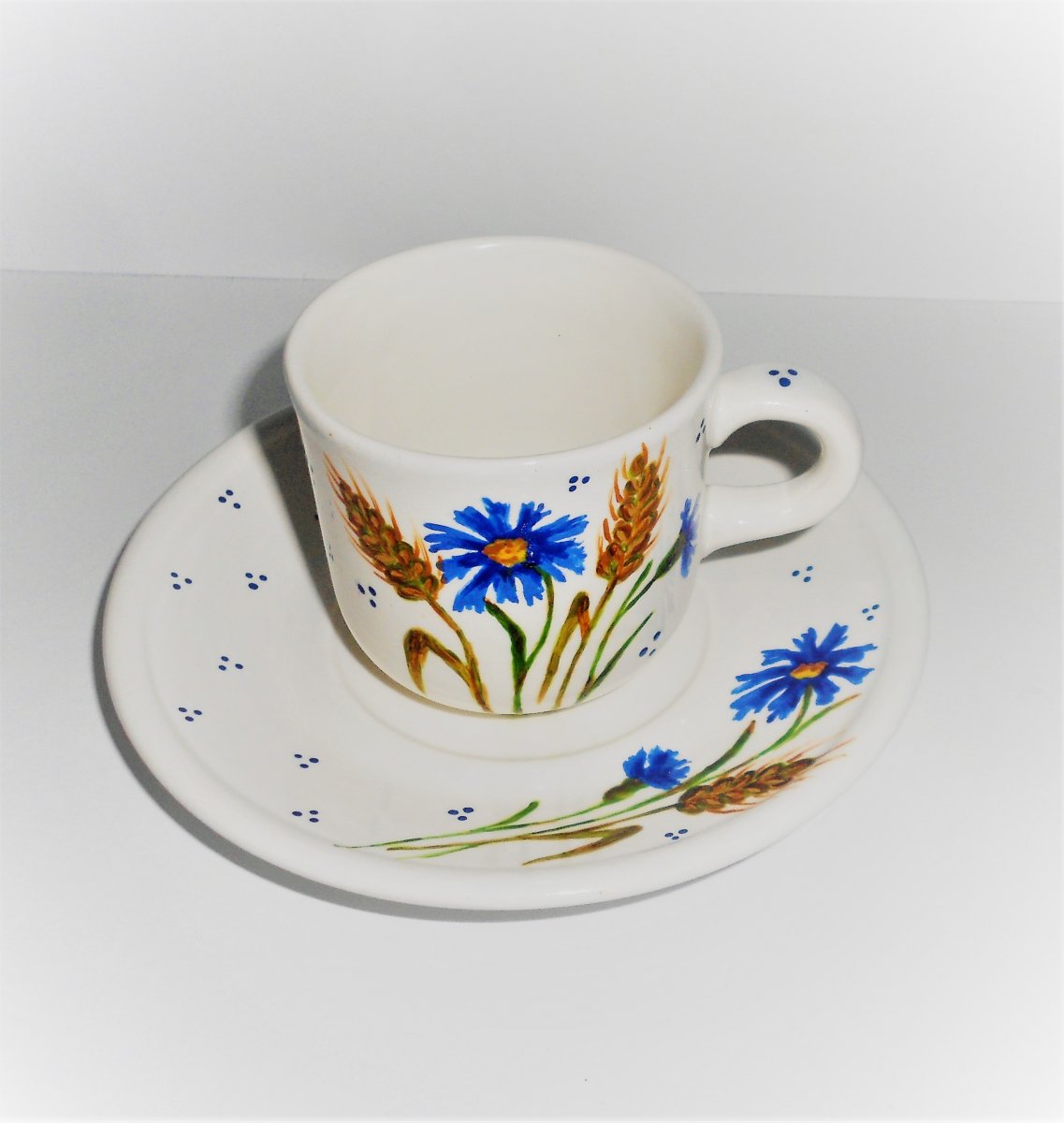 Na kafíčko - Chrpy v obilí