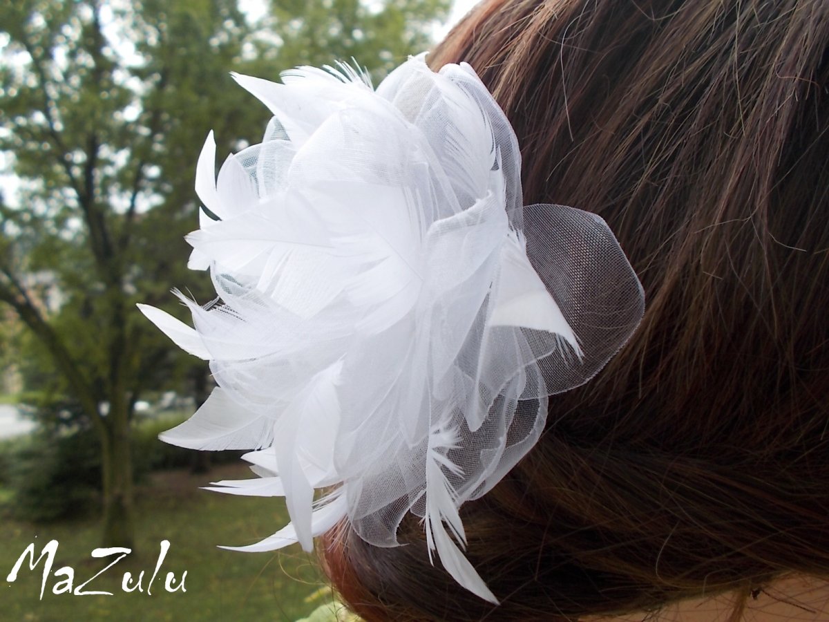 svatební spona - květina