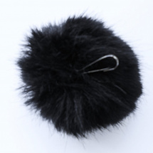 Kožešinová bambule 12 cm s karabinkou