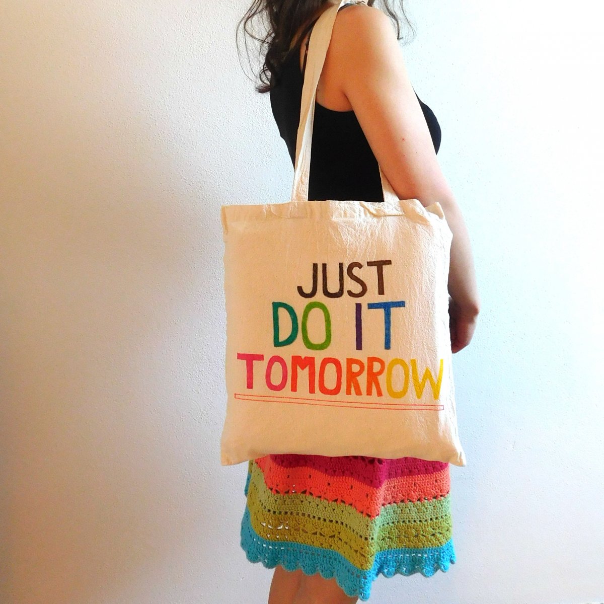 plátěnka JUST DO IT TOMORROW