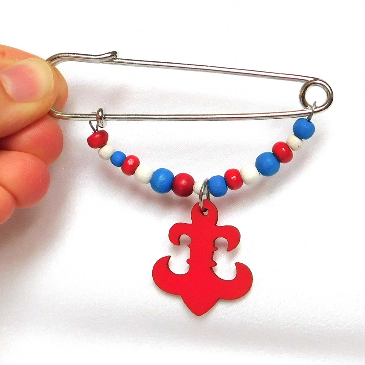 Ozdobný spínací špendlík, námořnice