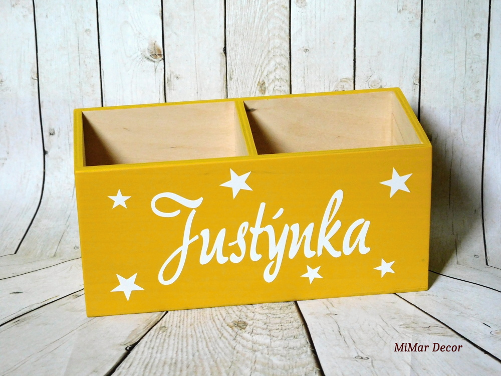 Dřevěný pastelkovník se jménem