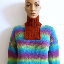 Větší nákrčník merino