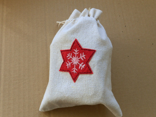 Dárkový pytlík lněný 13x18 cm