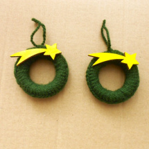 Vánoční ozdoba 2 ks