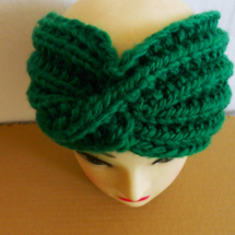 Křížená čelenka merino